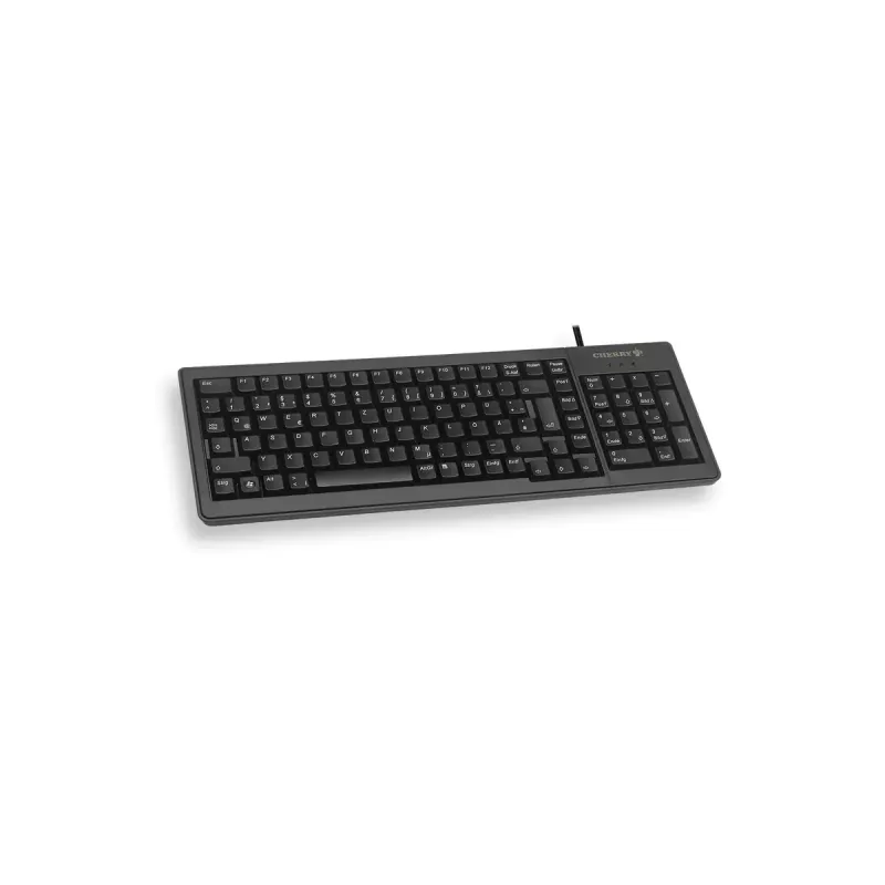 CHERRY XS G84-5200 KOMPAKTNÁ KLÁVESNICA, káblová, USB/PS2, čierna, (QWERTY - UK)