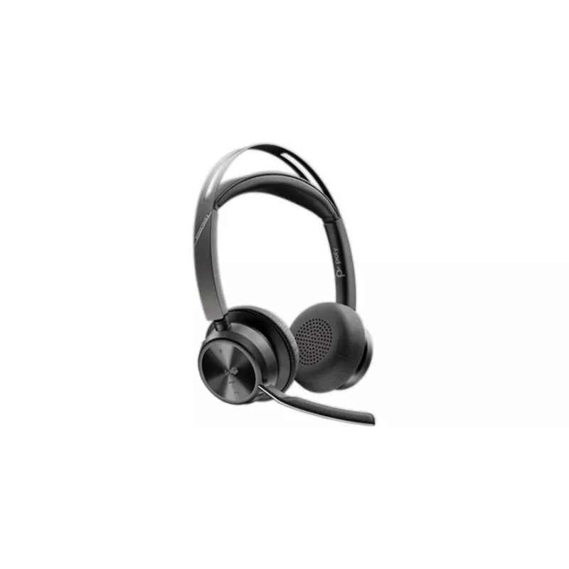 HP Poly Voyager Focus 2-M USB-C-C headset USB-C/A adaptér nabíjacia stanica