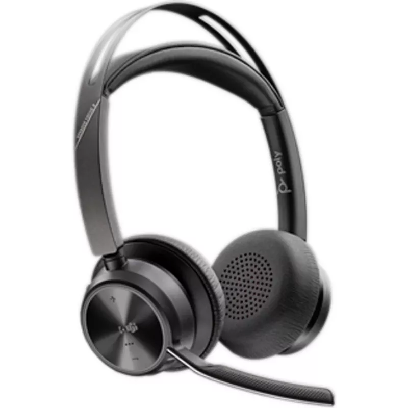 HP Poly Voyager Focus 2-M USB-C-C headset USB-C/A adaptér nabíjacia stanica
