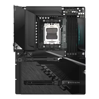GIGABYTE X870 AORUS STEALTH základná doska - podporuje AMD Ryzen 9000 CPU, 16+2+2 fázový digitálny VRM, do 8200Hz DDR5 (OC), 2xPCIe 5.0 + 2xPCIe 4.0, Wi-Fi 7, 5 GbE LAN, USB 4