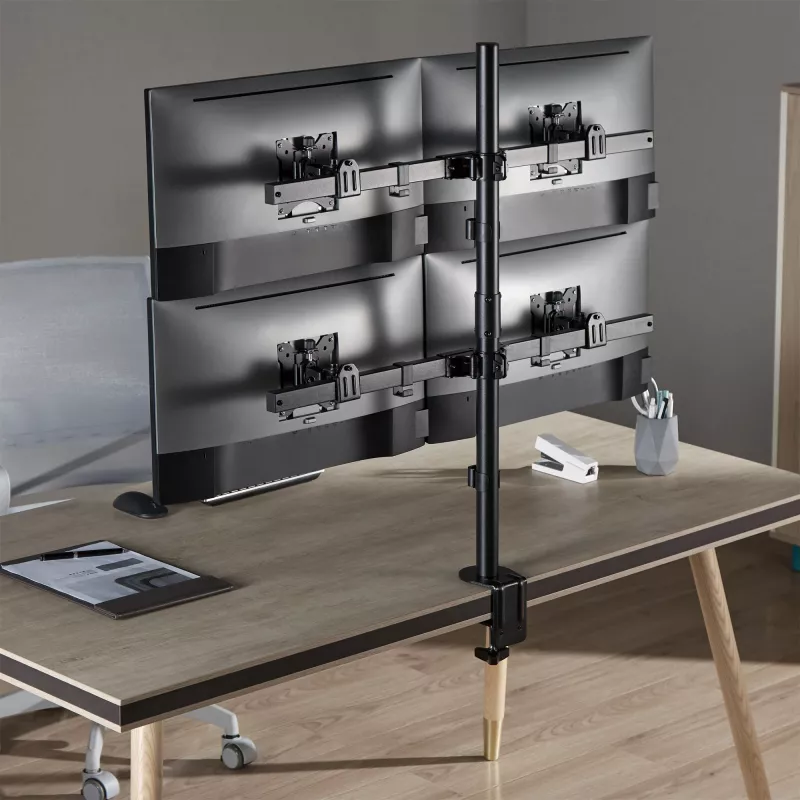 InLine stolový držiak pre 4x TV / LED / TFT displej do 81cm 32