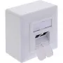 Sieťová zásuvka InLine 76842A 2 x RJ-45 biela sieťový kábel Cat 6a