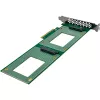 InLine 76660O interný U.2 adaptér PCIe samec 4 Gbit/s