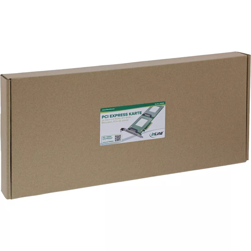 InLine 76660O interný U.2 adaptér PCIe samec 4 Gbit/s