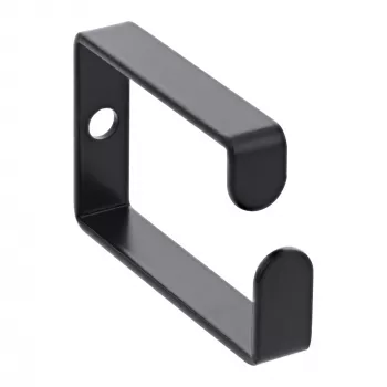 Držiak kábla InLine 43x70mm kov čierny — univerzálny držiak kábla, 12,3×70×55 mm