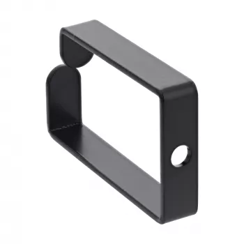 Držiak kábla InLine 43x70mm kov čierny — univerzálny držiak kábla, 12,3×70×55 mm