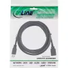 USB 3.2 Gen 1 (USB 3.0) predlžovací kábel A-konektor samec–A-konektor samica, InLine, 2 m, čierny — balenie 50 ks