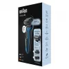 Braun Series 6 61-B1500s fóliový holiaci strojček s zastrihávačom modrý