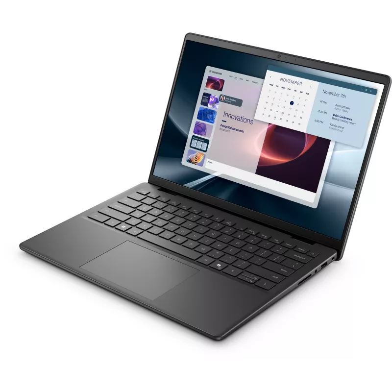 DELL Pro 14 Essential PV14255 Copilot+ PC AMD Ryzen™ AI 7 350 notebook 35,6 cm (14 inch) Full HD+ 16 GB DDR5-SDRAM 1 TB SSD Wi-Fi 6E (802.11ax) Windows 11 Pro nemecky čierny