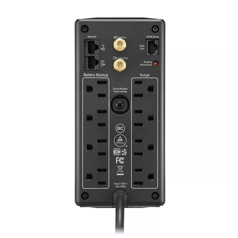 APC BX1000M neprerušiteľné napájanie (UPS) Line-Interactive 1 kVA 600 W 8 AC výstupov
