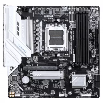 GIGABYTE B840M GAMING PLUS WIFI6E základná doska - AMD Ryzen 9000 CPU, 8+2+2 fázy VRM, až do 8200MHz DDR5 (O.C), 2x PCIe 4.0 M.2, Wi-Fi 6E, 1GbE LAN, USB 3.2 Gen 2