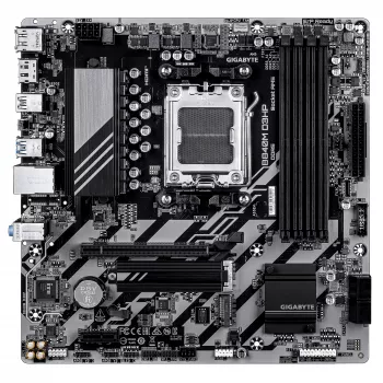 GIGABYTE B840M D3HP základná doska - AMD Ryzen 9000 CPU, 8+2+2 fázy VRM, až do 8200MHz DDR5(O.C), 2xPCIe 4.0 M.2, 1GbE LAN, USB 3.2 Gen 2