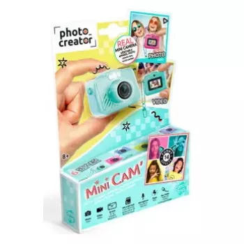 Fotoaparát na okamžité fotografie Canal Toys Photo Creator CLK 058 — tyrkysová, MicroSD, 0,96