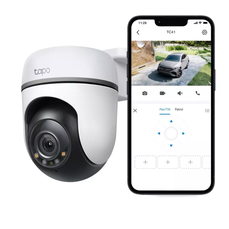 TP-Link Tapo TC41 V2 guľová IP bezpečnostná kamera interiér & exteriér 2304 x 1296 pixelov strop/stena/stĺp