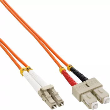 InLine optický duplexný kábel LC/SC 50/125µm OM2 0,5 m