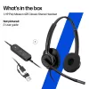 Káblový stereo headset HP Poly Mission 425 Classic USB, cez uši, 126 g