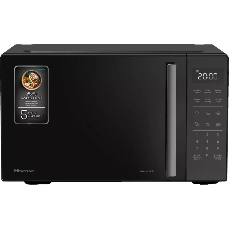 Hisense H23MOBS4HI čierna samostatná mikrovlnná rúra na pracovnú dosku 23 l 900 W