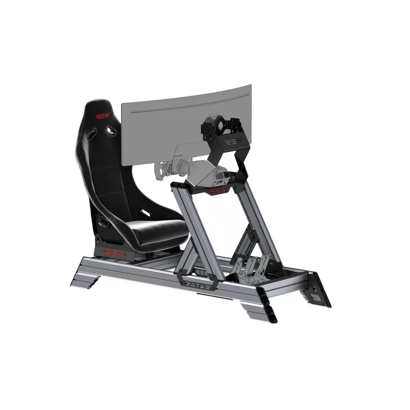 Res-Tech SMART COCKPIT + GT SEDADLO (BUNDLE), pretekársky kokpit, čierna, sivá, akrylonitril-butadién-styrén (ABS), hliník, 52 kg, Taliansko