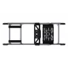 Res-Tech SMART COCKPIT, pretekársky kokpit, čierna, sivá, akrylonitril-butadién-styrén (ABS), hliník, 42 kg, Taliansko