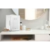 Mini chladnička s LED zrkadlom na líčenie Elle ESDAF01WHEU 6 l biela