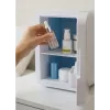 Mini chladnička s LED zrkadlom na líčenie Elle ESDAF01WHEU 6 l biela