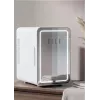 Mini chladnička s LED zrkadlom na líčenie Elle ESDAF01WHEU 6 l biela