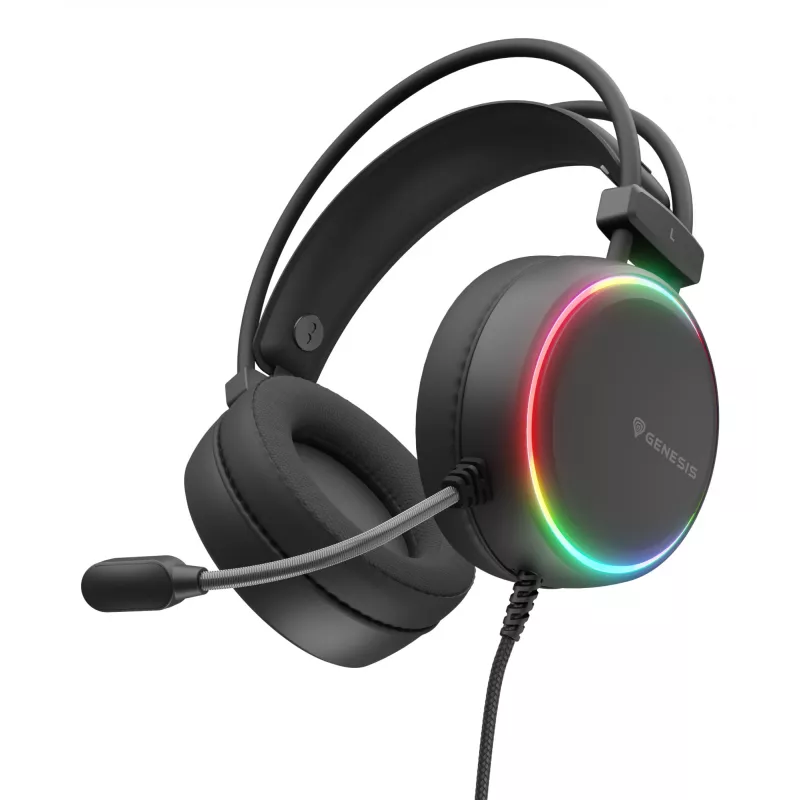 Headset Genesis NSG-2307 káblové herné slúchadlá, okolo uší, 20–20000 Hz, 2,2 m kábel, čierne