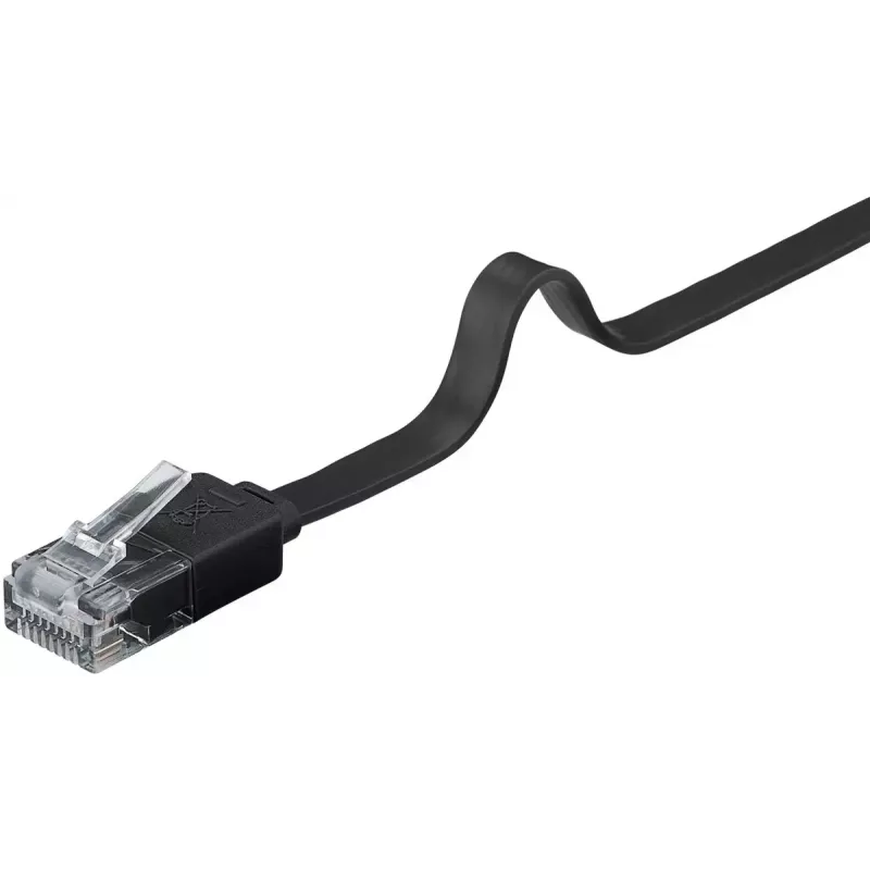 Sieťový kábel Goobay 95383 čierny 15 m Cat6 U/UTP