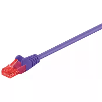 Sieťový kábel GOOBAY 95260 Cat6 U/UTP fialový 0,50 m RJ-45–RJ-45