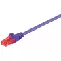 Sieťový kábel GOOBAY 95260 Cat6 U/UTP fialový 0,50 m RJ-45–RJ-45