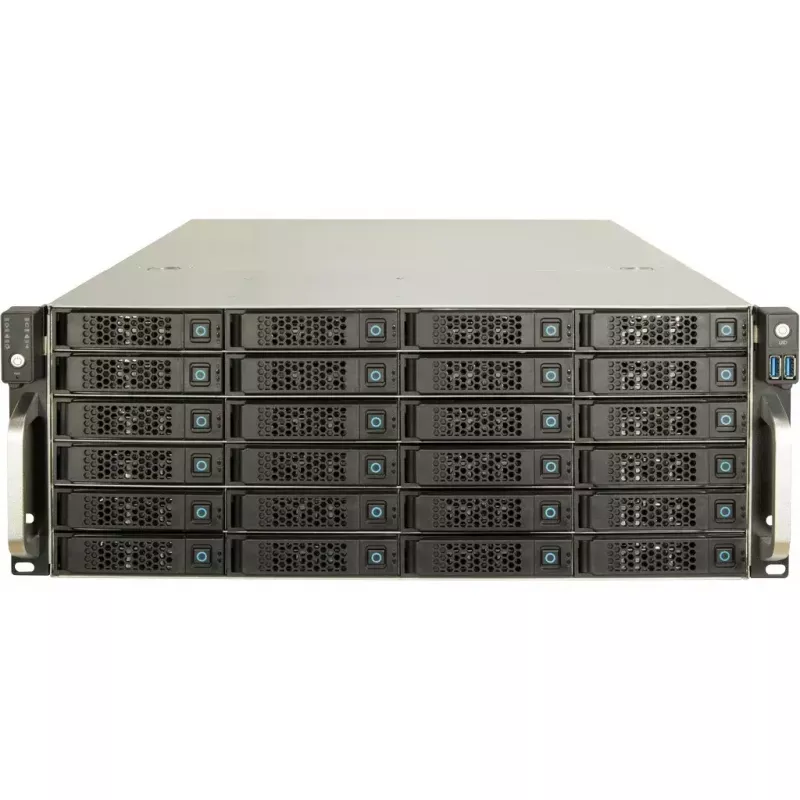 HDD skriňa Inter-Tech 4U-4736 36 diskov 2,5/3,5 palcov SAS SATA
