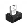 HDD/SSD skriňa DeLOCK 64187 čierna 2,5/3,5 palcov 5 Gbit/s