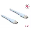 DeLOCK USB kábel USB 2.0 4 m USB-C modrý 81236