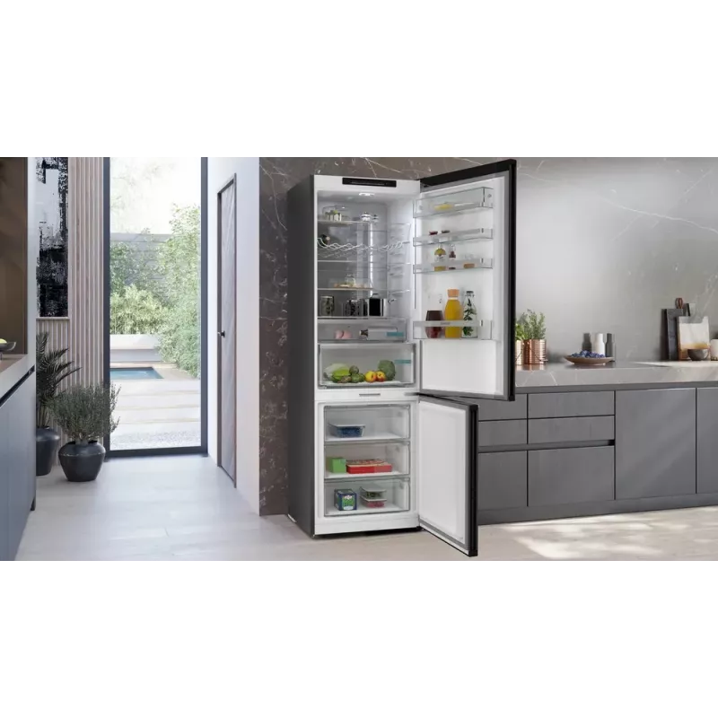Siemens iQ500 KG49N4XAF chladnička s mrazničkou voľne stojaca 440 L čierna