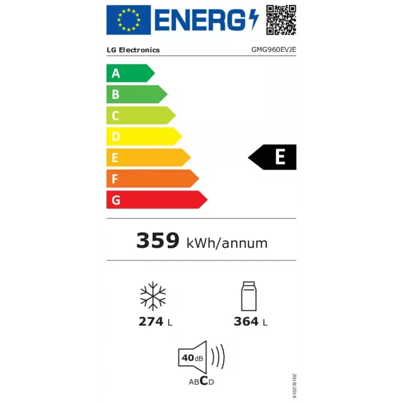 LG InstaView GMG960EVJE Side-by-Side chladnička voľne stojaca 638 L čierna