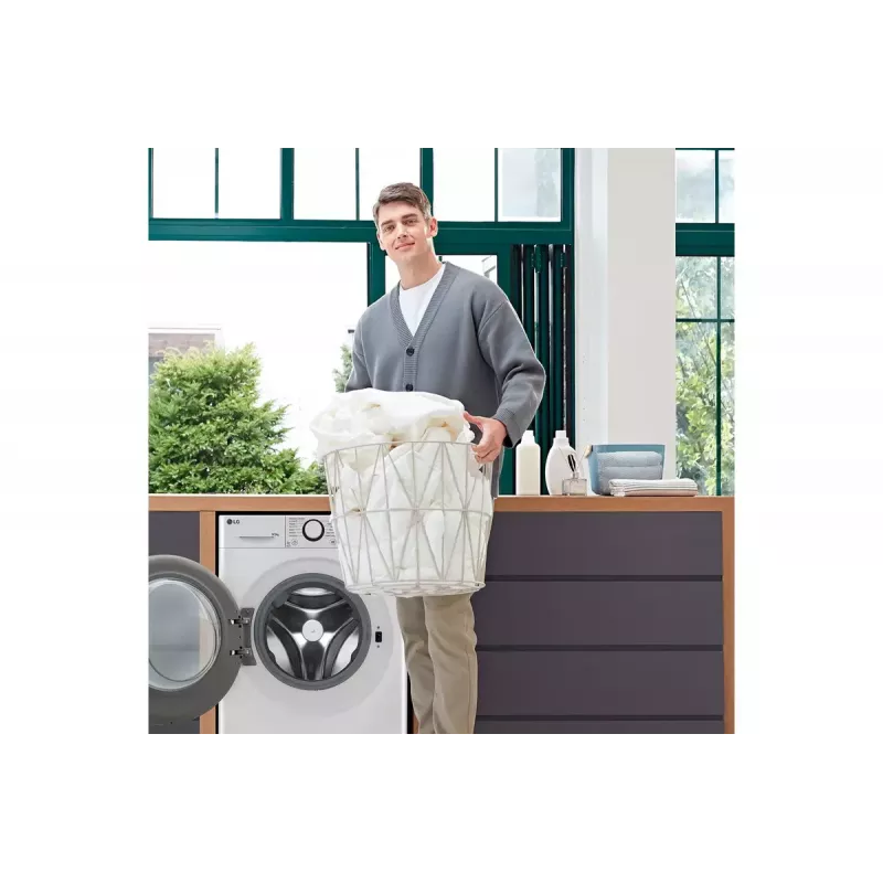 Práčka so sušičkou LG F2DR5S09A1W 5 kg