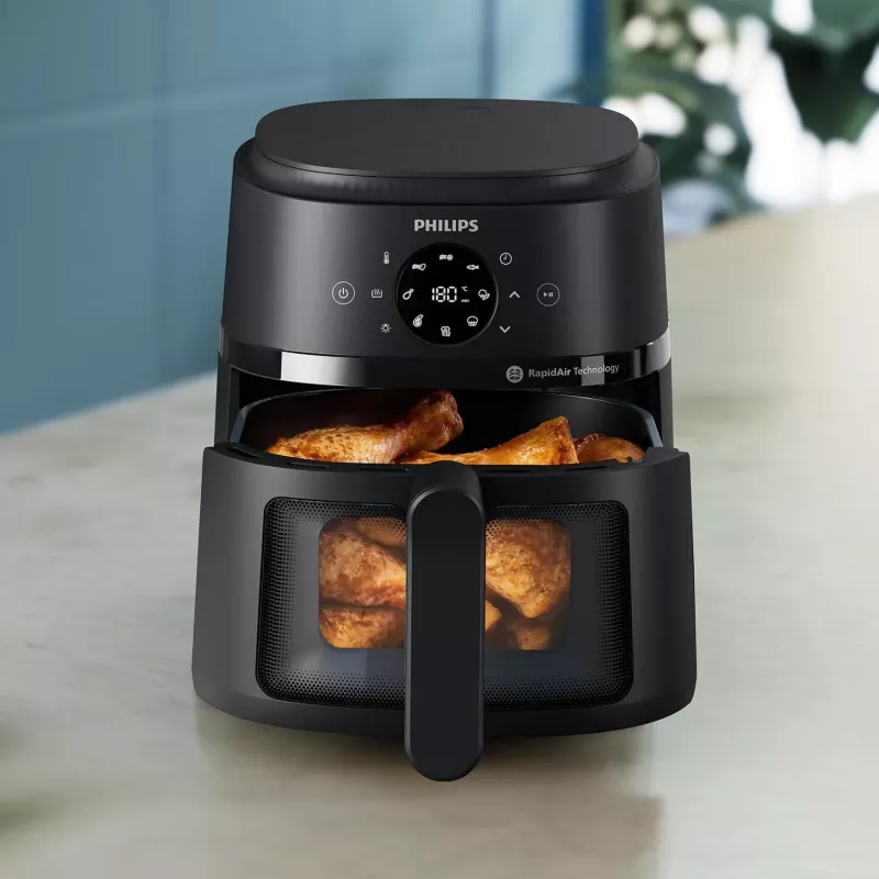 Philips 2000 series NA220/00 fritéza samostatná 4,2 L stojanová 1500 W teplovzdušná fritéza čierna