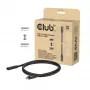 USB-C 40Gbps predlžovací kábel 1 m — club 3d, USB C na USB C, čierny