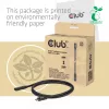 USB-C 40Gbps predlžovací kábel 1 m — club 3d, USB C na USB C, čierny