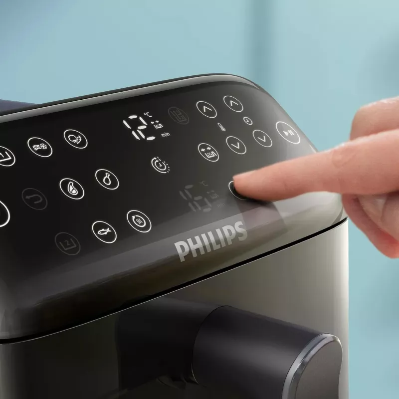 Philips 4000 Series Dual Stack Airfryer vertikálny kôš 10L stojanový 2750 W teplovzdušná fritéza čierna