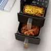 Philips 4000 Series Dual Stack Airfryer vertikálny kôš 10L stojanový 2750 W teplovzdušná fritéza čierna