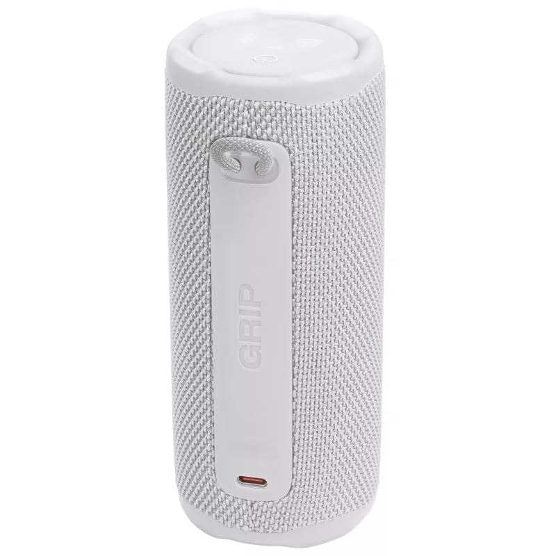 Mono reproduktor JBL Grip Mono biely — 16 W RMS, Bluetooth, USB-C, integrovaná batéria
