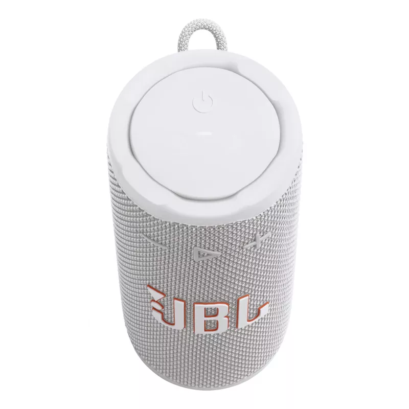 Mono reproduktor JBL Grip Mono biely — 16 W RMS, Bluetooth, USB-C, integrovaná batéria