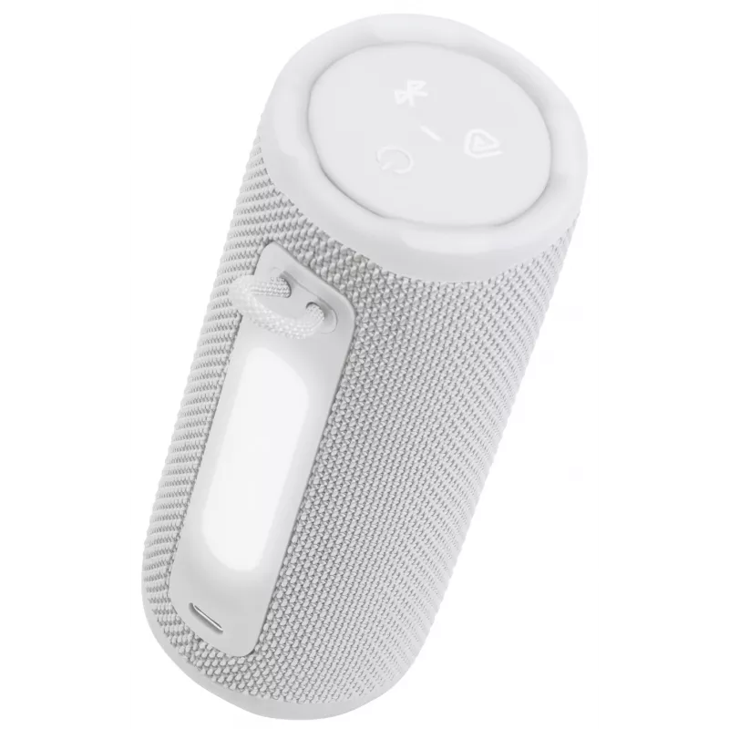 Mono reproduktor JBL Grip Mono biely — 16 W RMS, Bluetooth, USB-C, integrovaná batéria