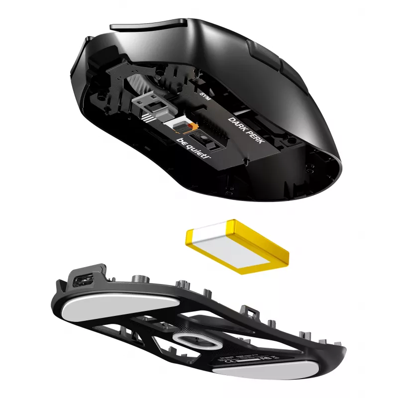 be quiet Dark Perk | Sym myš herná pravá ruka RF Wireless + USB Type-C optická 32000 DPI