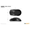 be quiet Dark Perk | Ergo myš herná pravá ruka RF Wireless + USB Type-C optická 32000 DPI