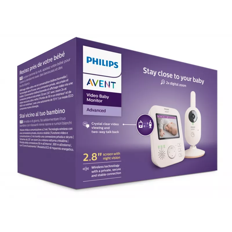 Philips AVENT video babyfón SCD881/26 Advanced
