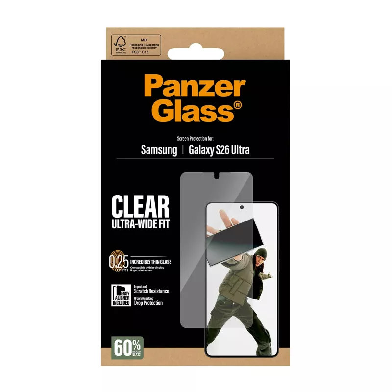 PanzerGlass ® ochrana displeja Samsung Galaxy S26 Ultra | Ultra-Wide Fit s EasyAligner