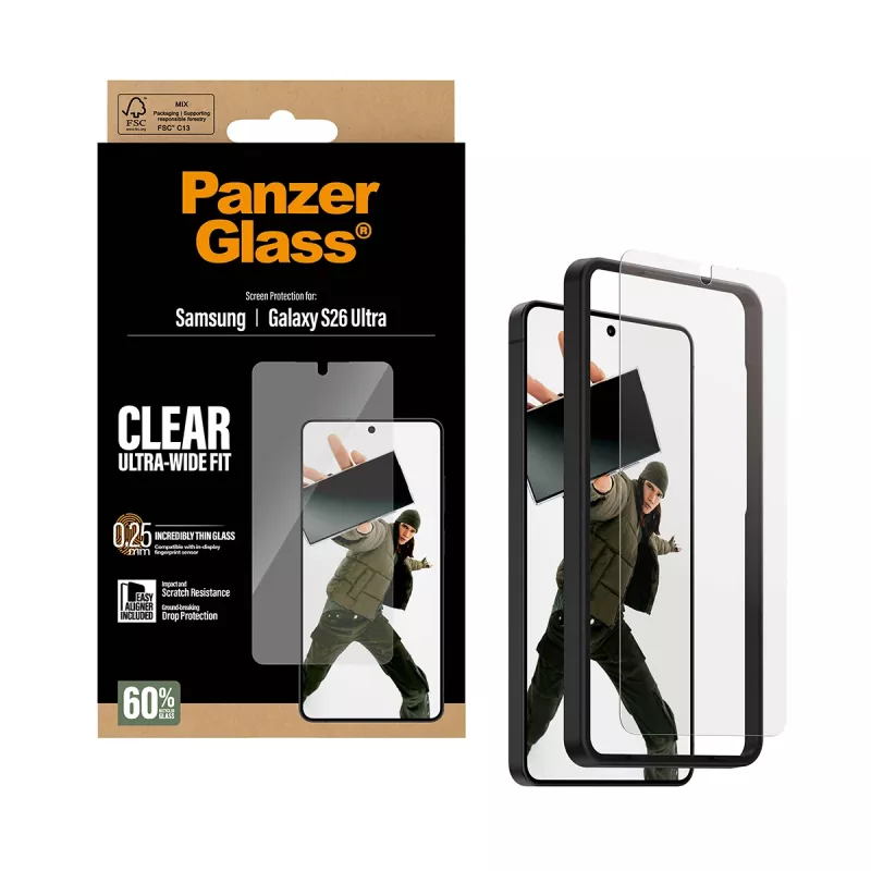 PanzerGlass ® ochrana displeja Samsung Galaxy S26 Ultra | Ultra-Wide Fit s EasyAligner