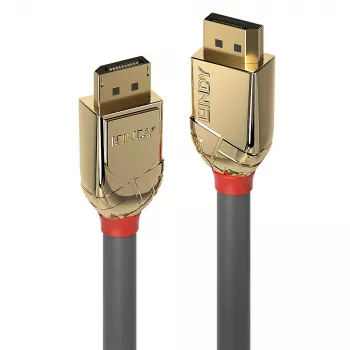 Lindy 2m DisplayPort 1.4 kábel, Gold Line